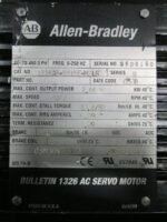 Allen Bradley 1326AB-B515E-M2LS Servo Motor Ser B 460VAC 2.44kW 3200rpm *Tested* - Image 8