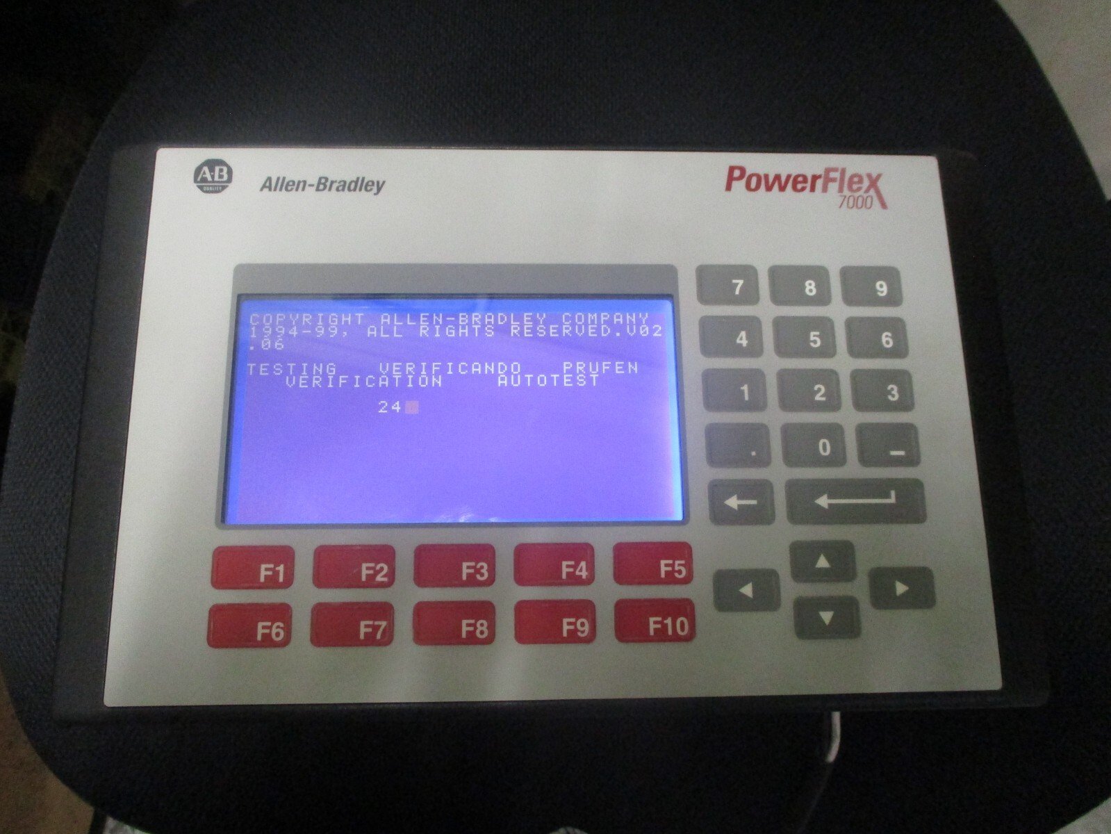 Allen-Bradley-2711-K5A5L11P-PowerFlex-7000-Ser-H-REV-A-FRN-420-100-240VTested-165541509980 Allen Bradley 2711-K5A5L11P PowerFlex 7000 Ser H REV A FRN 4.20 100-240V*Tested* - Image 1