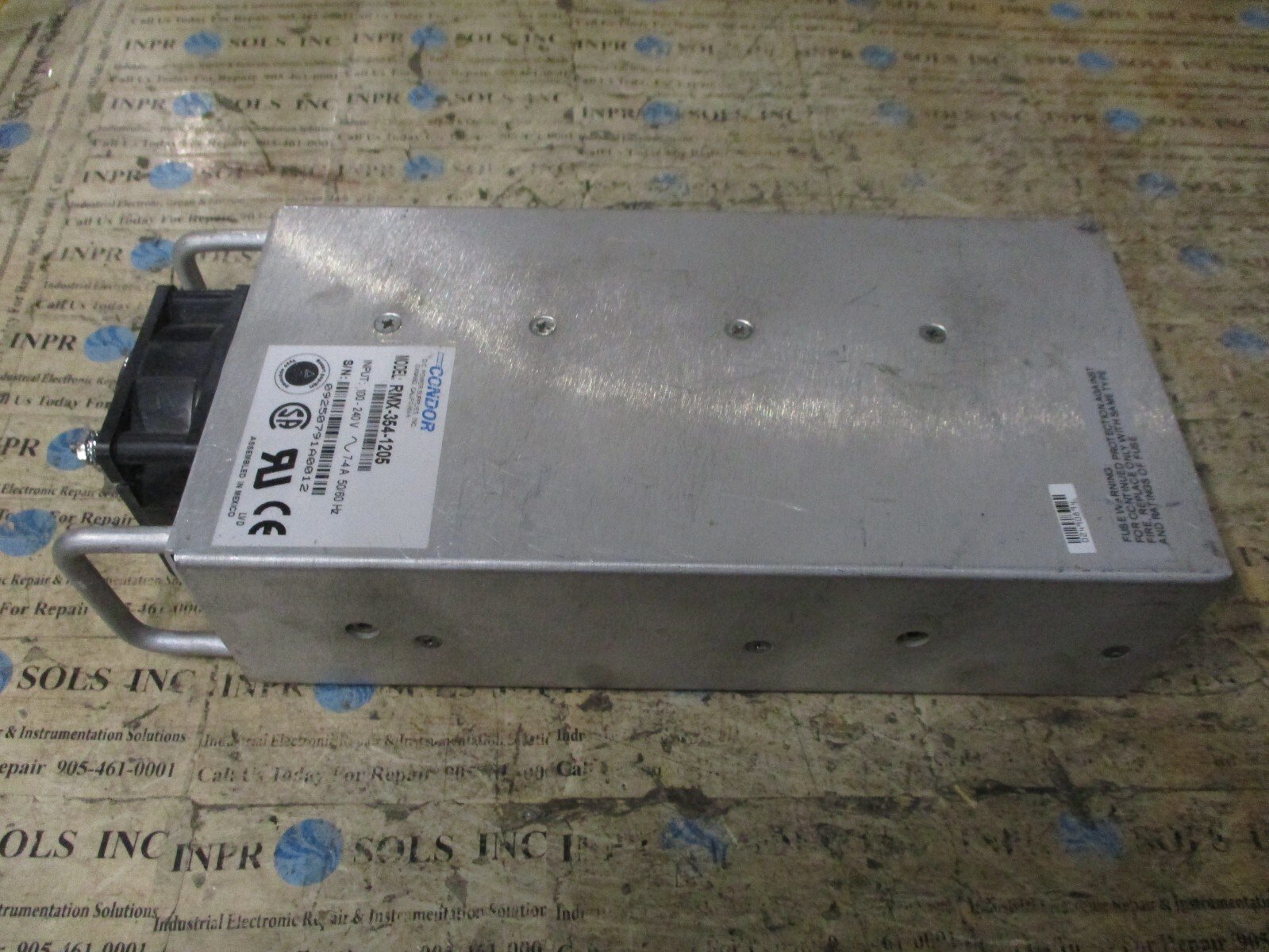 CONDOR-RMX-354-1205-DC-Power-Supply-100-240VAC-7-4A-CONDOR-RMX-354-1205-Tested-156116357520 CONDOR RMX-354-1205 DC Power Supply 100-240VAC 7-4A CONDOR RMX-354-1205 *Tested* - Image 1