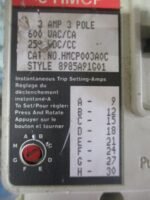 Cutler Hammer HMCP003A0C AC Circuit Breaker HMCP 3Amp 600VAC 3 Pole *Tested* - Image 8