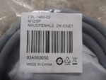 Datalogic CBL-1480-02 5-Pin Male to Female M12 IDNET Cable 2M 93A05005 *NEW* - Image 4