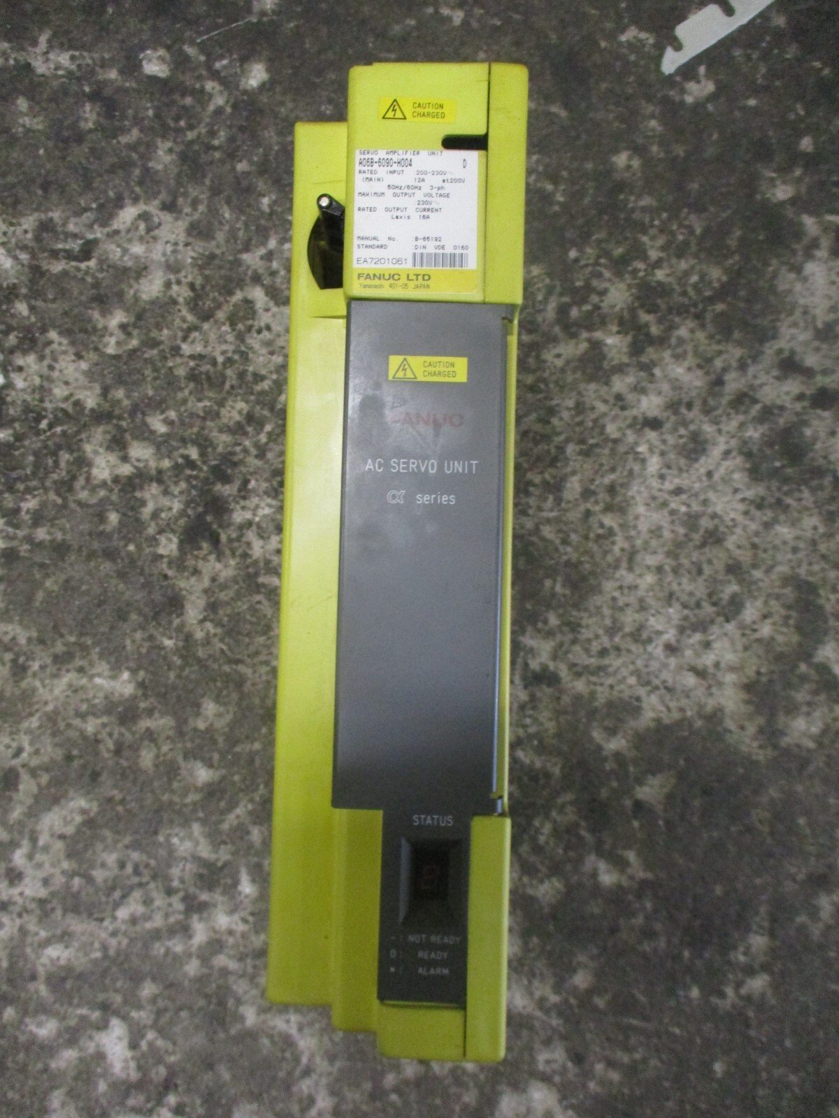 FANUC-A06B-6090-H004-Servo-Amplifier-Unit-200-230VAC-Ser-D-12Amps-Tested-155748053220 FANUC A06B-6090-H004 Servo Amplifier Unit 200-230VAC Ser D 12Amps *Tested* - Image 1