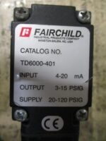 Fairchild TD6000-401 I/P Transducer 4-20mA In: 3-15 PSIG Out: 20-120PSI *Tested* - Image 5