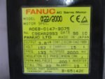 Fanuc A06B-0147-B075 a22/2000 AC Servo Motor 3.8kW 157V 15A 2000rpm *Tested* - Image 6