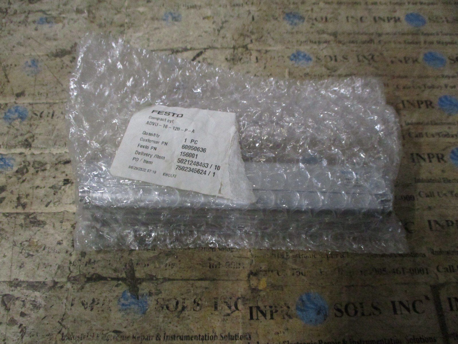 Festo-ADVU-16-120-P-A-Cylinder-FESTO-156001-Cylinder-Festo-ADVU-16-120-P-A-NEW-156035423840 Festo ADVU-16-120-P-A Cylinder FESTO 156001 Cylinder Festo ADVU-16-120-P-A *NEW* - Image 1