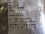 Festo HGL-1/2-B Piloted check valve Mat. No 530033 1MPa T: 60 oC HGL-1/2-B *NEW* - Image 8
