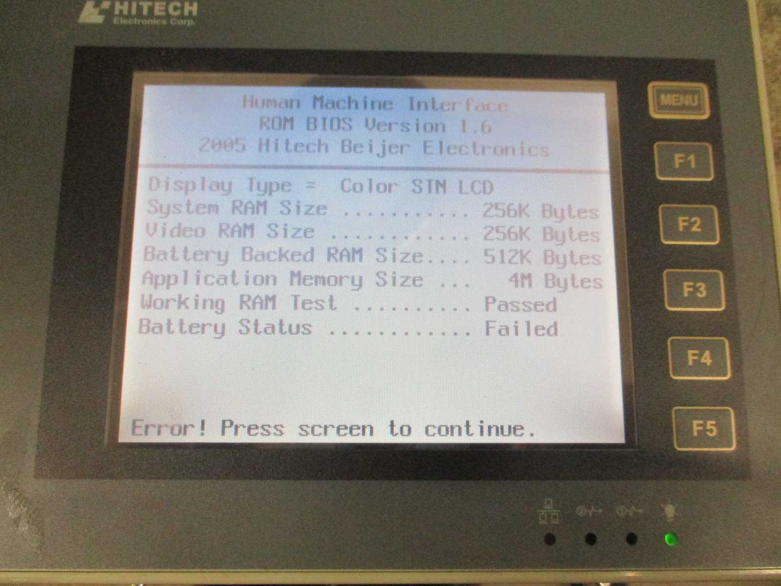 HItech-Electronic-PWS6600C-S-Touch-Screen-Display-Ver-V16-12-11-24VDC-Tested-153237926250 HItech Electronic PWS6600C-S Touch Screen Display Ver V16-12-11 24VDC *Tested* - Image 1