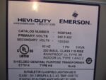 Hevi-Duty Emerson HS5F3AS Transformer 3 KVA 240x480V PRI 120/240V SEC *NEW* - Image 6