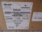 Hevi-Duty Emerson HS5F3AS Transformer 3 KVA 240x480V PRI 120/240V SEC *NEW* - Image 10