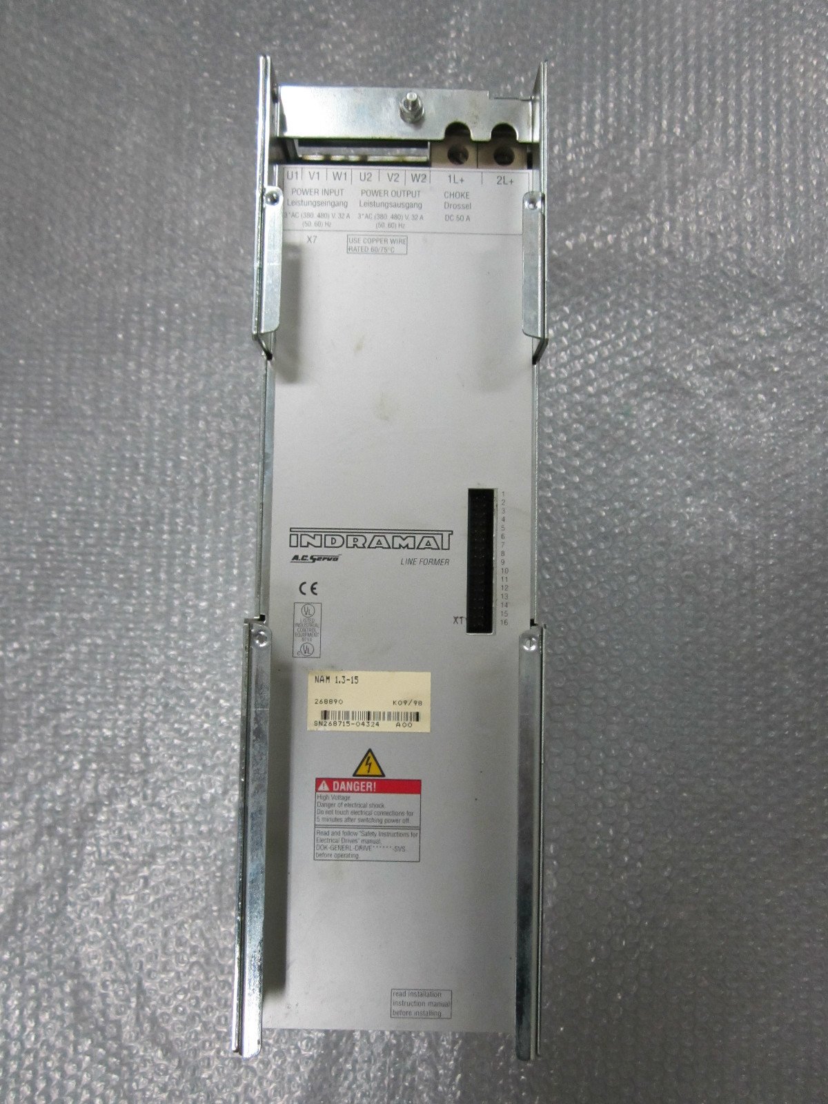 Indramat-NAM13-15-AC-Servo-Line-Former-NAM-13-15-Line-Former-Fully-Tested-161285223340 Indramat NAM1.3-15 AC Servo Line Former NAM 1.3-15 Line Former *Fully Tested* - Image 1