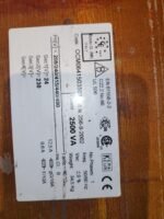 Kema Keur Transformer OCM0641503501, 2500VA, Pri. 208/240/440/480, Sec. 24v/230V - Image 4