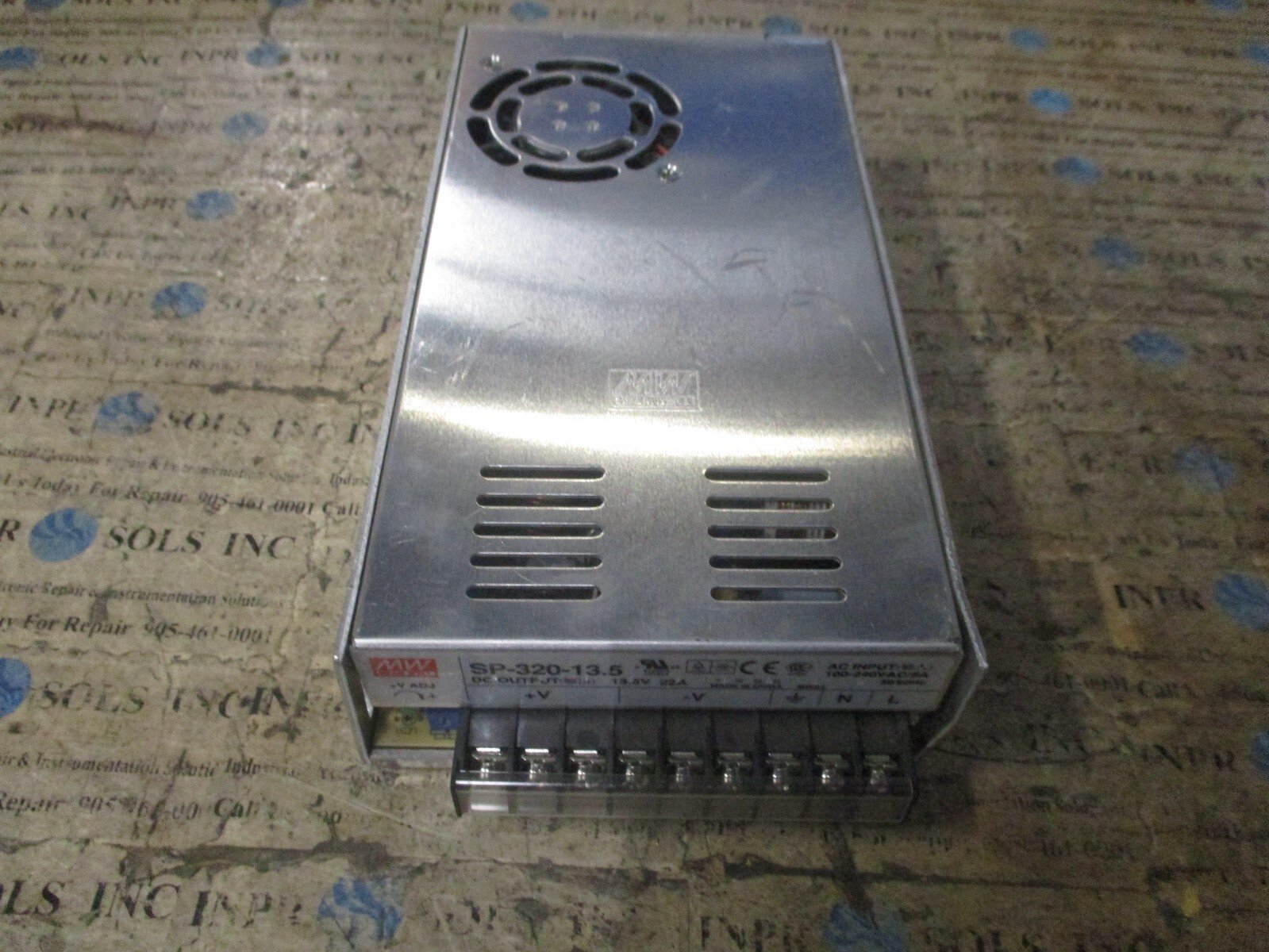 MEAN-WELL-SP-320-135-DC-Power-Supply-INPUT-100-240VAC-OUT-135VDC-22ATested-166257158810 MEAN WELL SP-320-13.5 DC Power Supply INPUT: 100-240VAC OUT: 13.5VDC 22A*Tested* - Image 1