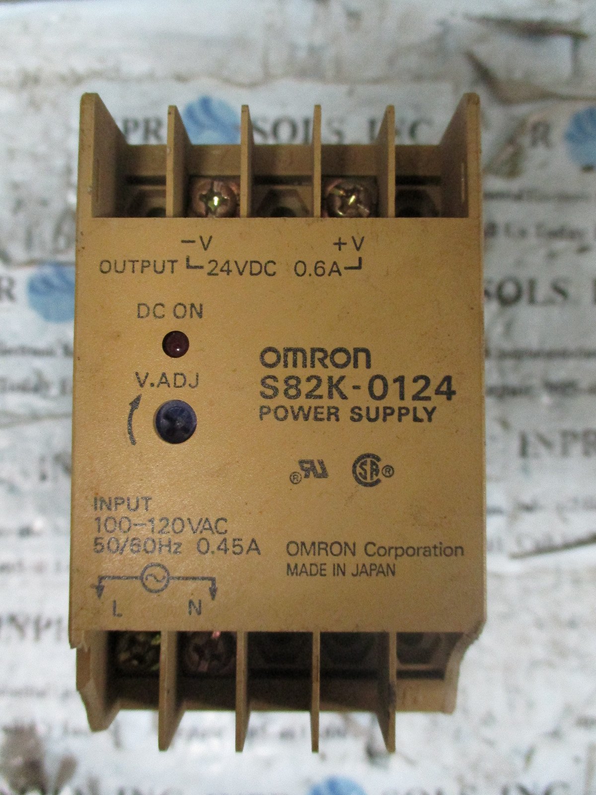 OMRON-S82K-0124-DC-Power-Supply-Unit-24VDC-06Amp-100-120VAC-Fully-Tested-162780504430 OMRON S82K-0124 DC Power Supply Unit 24VDC 0.6Amp 100-120VAC *Fully Tested* - Image 1