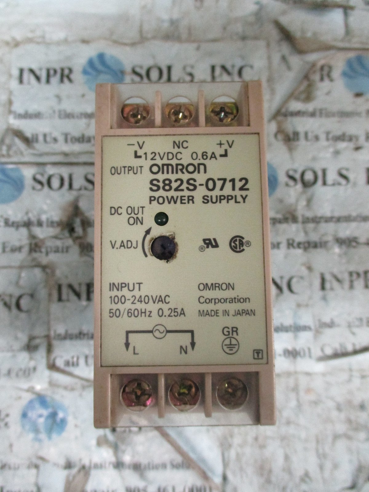 OMRON-S82S-0712-DC-Power-Supply-Unit-12VDC-06Amp-100-240VAC-Fully-Tested-152808162750 OMRON S82S-0712 DC Power Supply Unit 12VDC 0.6Amp 100-240VAC *Fully Tested* - Image 1