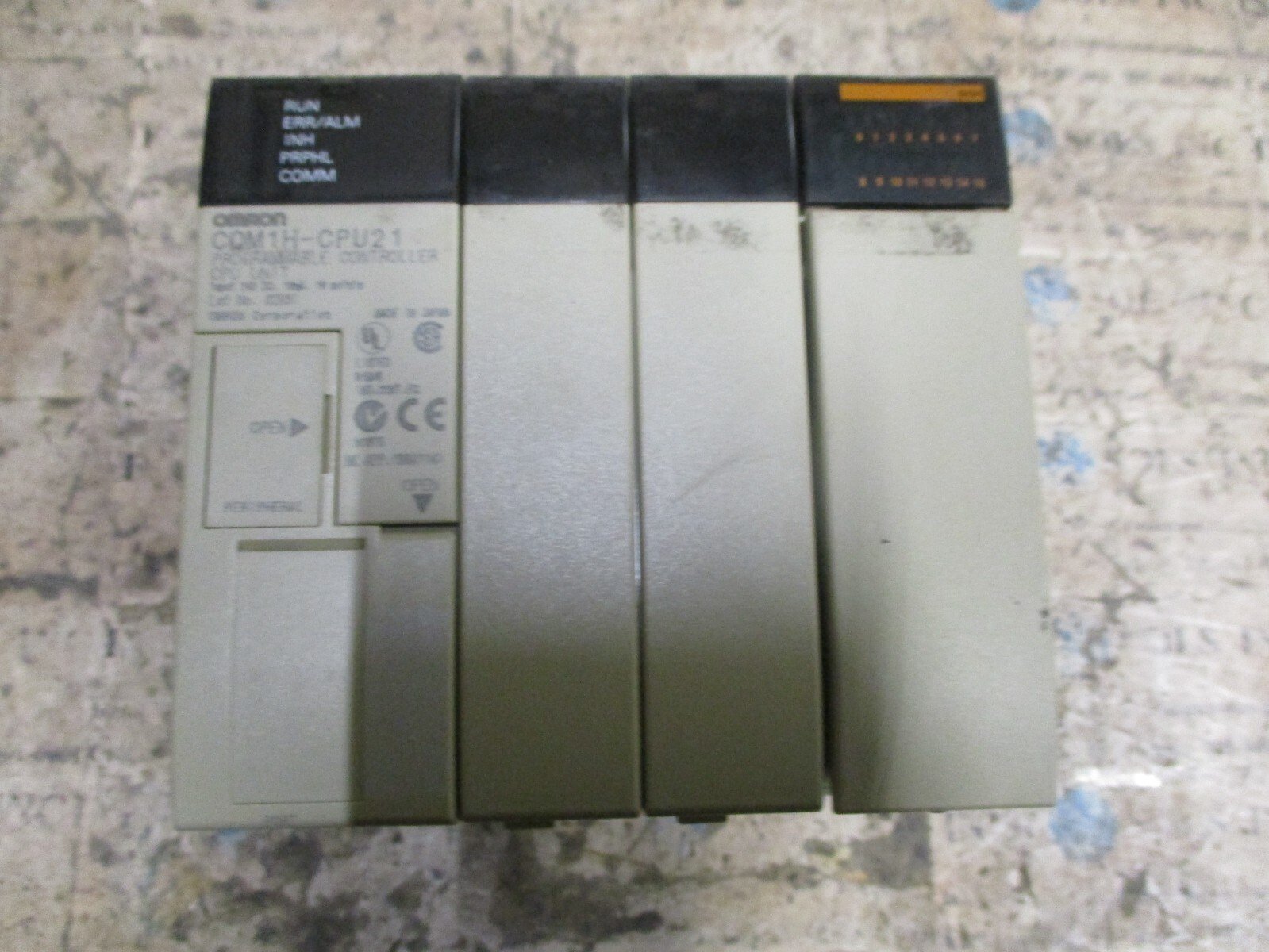 Omron-CQM1H-CPU21-CQM1-Programmable-Controller-CPU-Unit-24VDC-10mA-Tested-167514392070 Omron CQM1H-CPU21 CQM1 Programmable Controller CPU Unit 24VDC 10mA *Tested* - Image 1