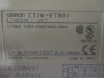Omron CS1W-ETN01 Ethernet Unit 24VDC 400mA OMRON CS1W-ETN01 Unit *Tested* - Image 7