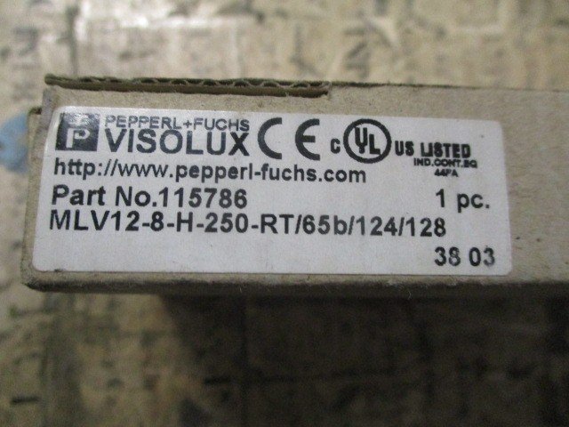 PepperlFuchs-MLV12-8-H-250-RT-VISOLUX-Sensor-115786-10-30VDC-Class-2-NEW-157457675290 Pepperl+Fuchs MLV12-8-H-250-RT VISOLUX Sensor 115786 10-30VDC Class 2 *NEW* - Image 1