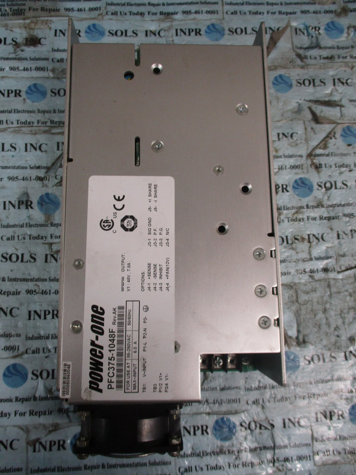 Power-one-PFC375-1048F-DC-Power-Supply-48VDC-78Amp-INPUT-85-250VAC-152844012740 Power-one PFC375-1048F DC Power Supply 48VDC 7.8Amp INPUT: 85-250VAC - Image 1