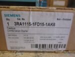 SIEMENS 3RA1115-1FD15-1AK6 Fastbus Combination Starter 120V Coil 3.5-5 Amp *NEW* - Image 3