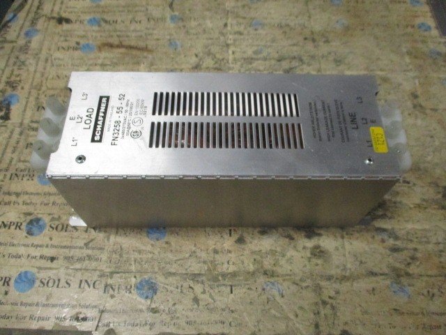 Schaffner-FN3258-55-52-3Ph-EMCEMI-Variable-Speed-drive-Filter-55A-480V-Tested-157801076910 Schaffner FN3258-55-52 3Ph EMC/EMI Variable Speed drive Filter 55A 480V *Tested* - Image 1