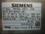 Siemens 1FK7042-5AF71-1UA3 AC Servo Motor 2.2A 267V Resolver p=4N01 *Tested* - Image 7
