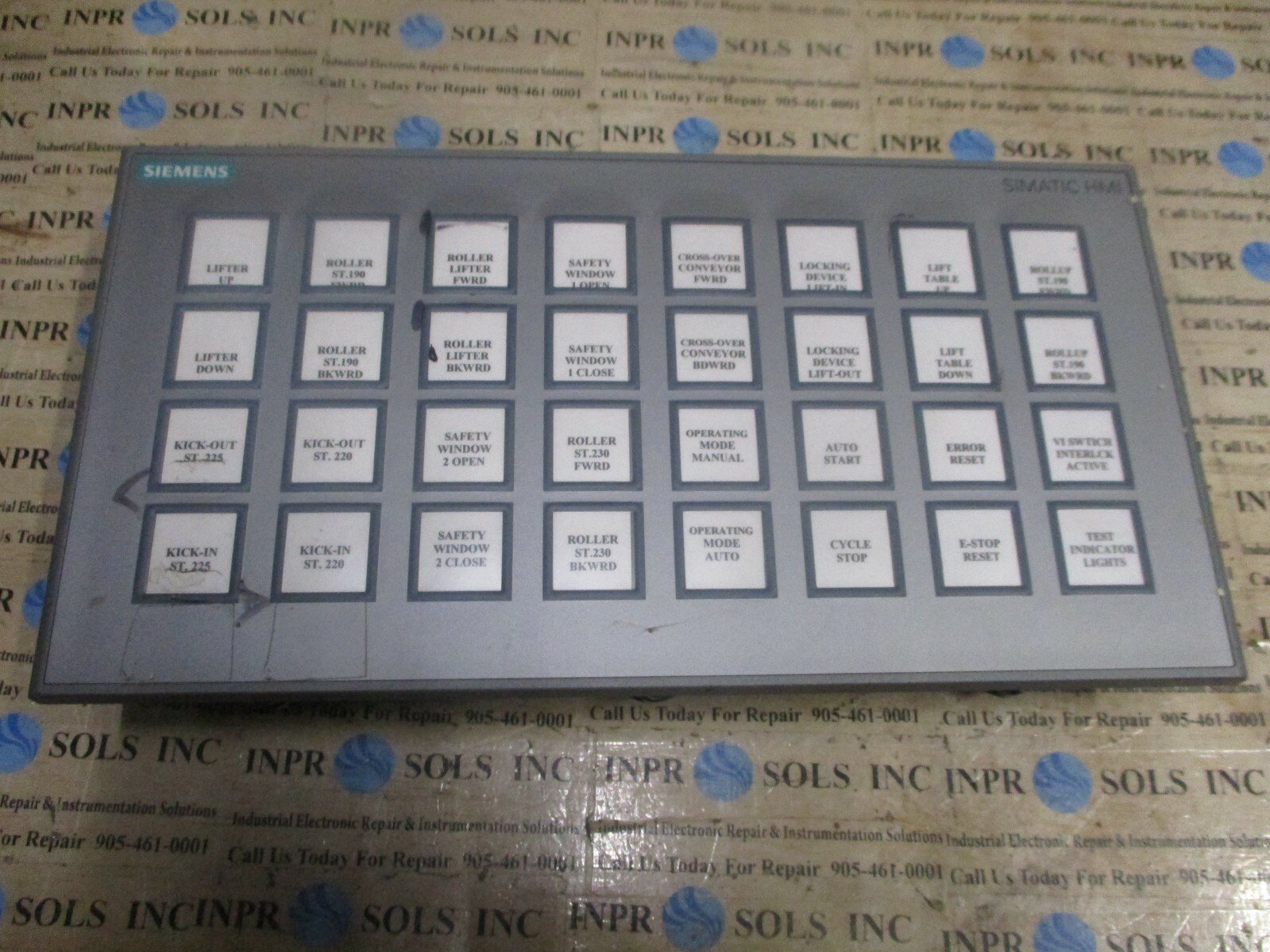 Siemens-6AV3-688-3EM47-0AX0-Simatic-KP32F-Push-Button-Panel-24VDC-1124XTested-165444383180 Siemens 6AV3 688-3EM47-0AX0 Simatic KP32F Push Button Panel 24VDC 1/12/4X*Tested - Image 1