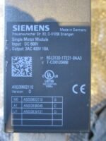 Siemens 6SL3120-1TE21-8AA3 Sinamics Single Motor Module 600VDC 18A Ver D*Tested* - Image 7