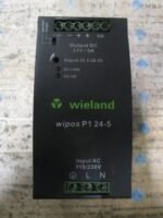 Wieland wipos P1 24-5 DC Power Supply 115/230VAC 24VDC 5A WIPOS P124-5 *Tested* - Image 3