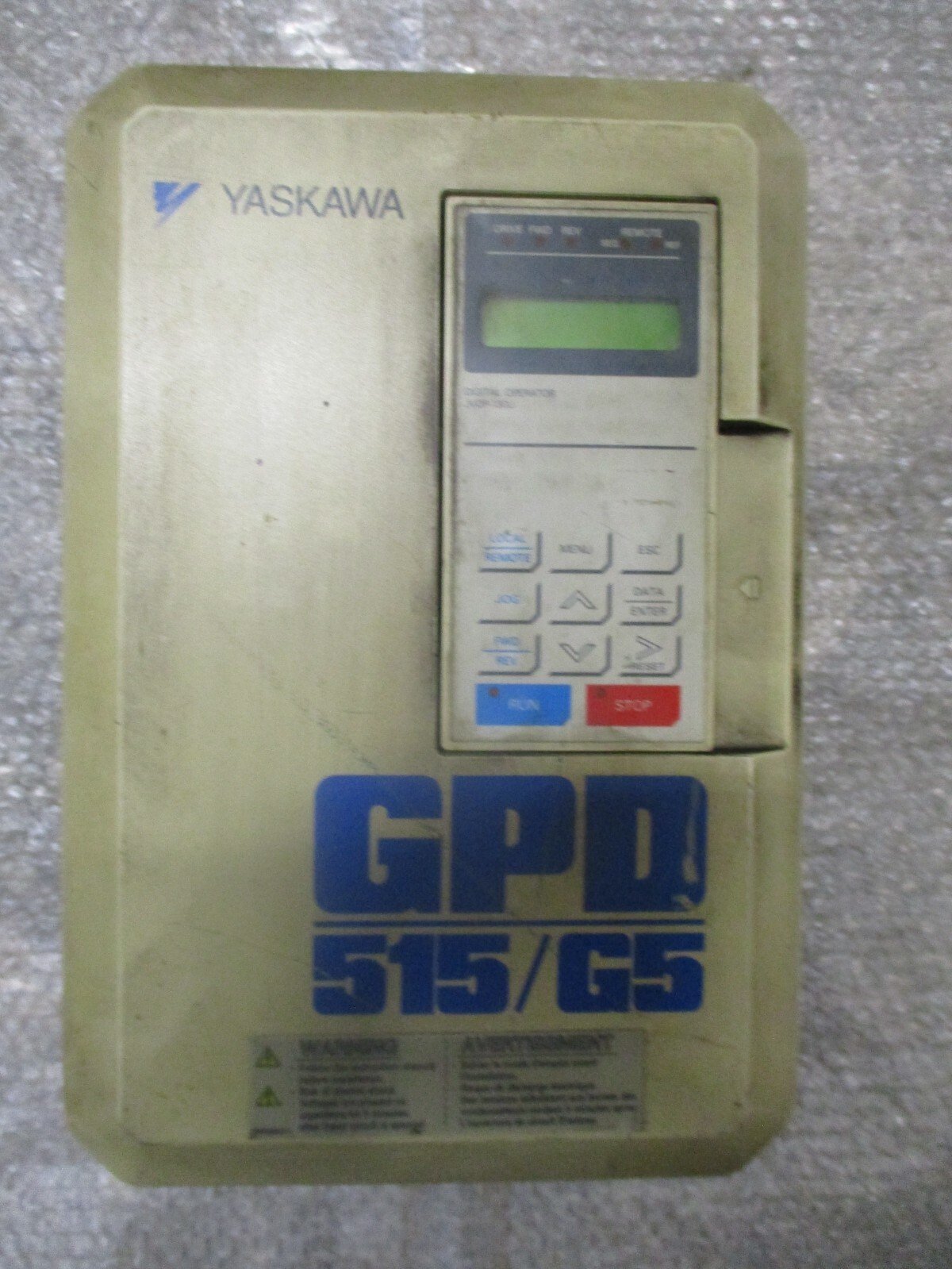 Yaskawa-CIMR-G5M57P5-GPD515G5-Magnetek-AC-Drive-600VAC-154A-15HP-Parts-155466706130 Yaskawa CIMR-G5M57P5 GPD515/G5 Magnetek AC Drive 600VAC 15.4A 15HP *Parts* - Image 1