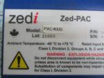 Zedi Model PAC4000 Zed-PAC Controller P/N 16487 8-28VDC 1.0A Zedi 16487 *Tested* - Image 6
