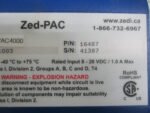 Zedi Model PAC4000 Zed-PAC Controller P/N 16487 8-28VDC 1.0A Zedi 16487 *Tested* - Image 7