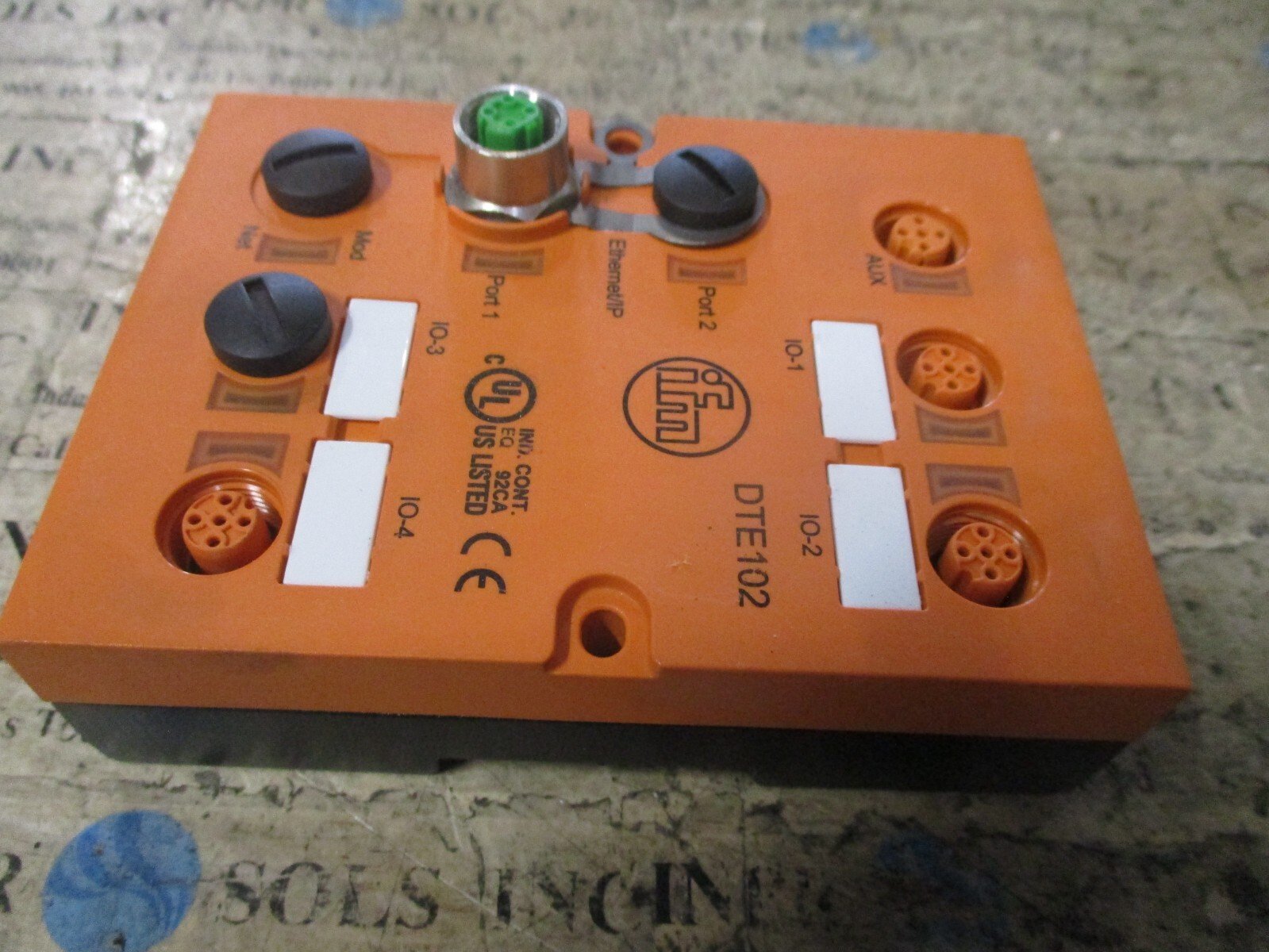 ifm-DTE102-Bus-Module-ifm-Bus-EthernetIP-Unit-New-No-BoxNEW-Open-Box-166210788610 ifm DTE102 Bus Module ifm Bus Ethernet/IP Unit ***New No Box***NEW Open Box*** - Image 1