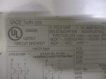 ABB SACETs3N225 Circuit Breaker  SACE Tmax 225A 600V 3Pole 2P HACR Type *Tested* - Image 5