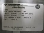 Allen Bradley 1302-C001-AA 1302 AC Drive 575VAC 1HP 1.6Amp I/M 189386 *Tested* - Image 8