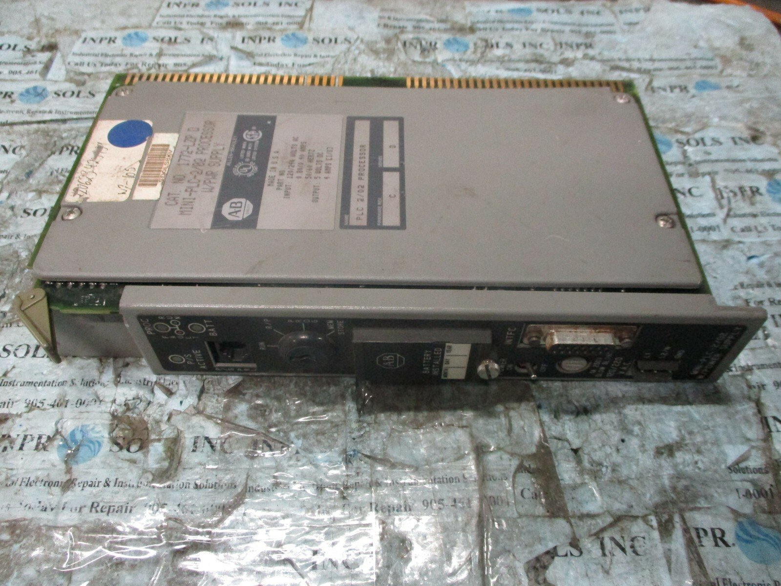 Allen-Bradley-1772-LZP-MINI-PLC-202-Processor-WPower-Supply-Ser-D-Tested-164612037581 Allen Bradley 1772-LZP MINI-PLC-2/02 Processor W/Power Supply Ser D *Tested* - Image 1