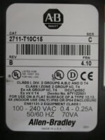 Allen Bradley 2711-T10C15 Panelview1000 SER C 100-240VAC REV B FRN 4.10 *Tested* - Image 10