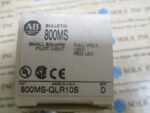 Allen Bradley 800MS-QLR10S Samll Square Pilot Light 120VAC Ser D RED LED *NEW* - Image 10