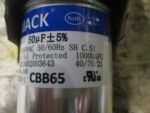 BOJACK CBB65 Capacitor Bojack CQC03002003643 50uF 370V/450VAC 10000AFC *NEW* - Image 4