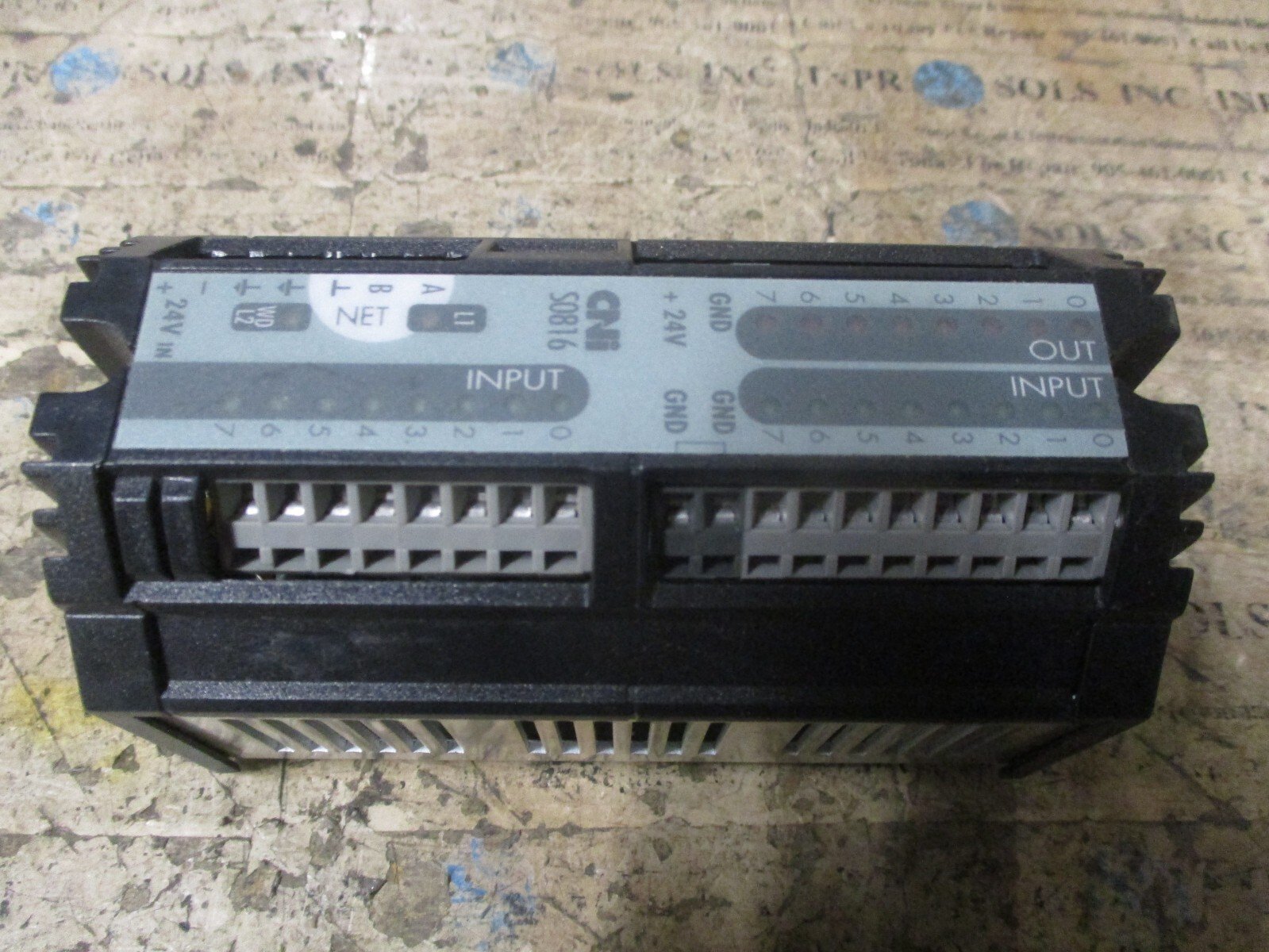 CNI-S0816-Input-Output-Module-CNI-38002160-S0816-IO-Module-24VDC-REv-B-Tested-156562076661 CNI S0816 Input Output Module CNI 38002160 S0816 I/O Module 24VDC REv B *Tested* - Image 1