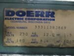 DOERR 333113BJ869 STEDI-DRIVE 230VAC 12A 1.5HP 180VDC 8.4VDC 1Phase *Tested* - Image 9