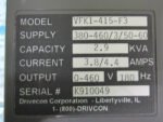 Drivecon Corporation K1-Series VFK1-415-F3 AC Drive 2.9 KVA *Tested & Working* - Image 6