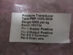 Druck PMP 1020 5000 Pressure switch 5000 Psi sg 9-28VDC PMP 1020-5000 *NEW* - Image 10