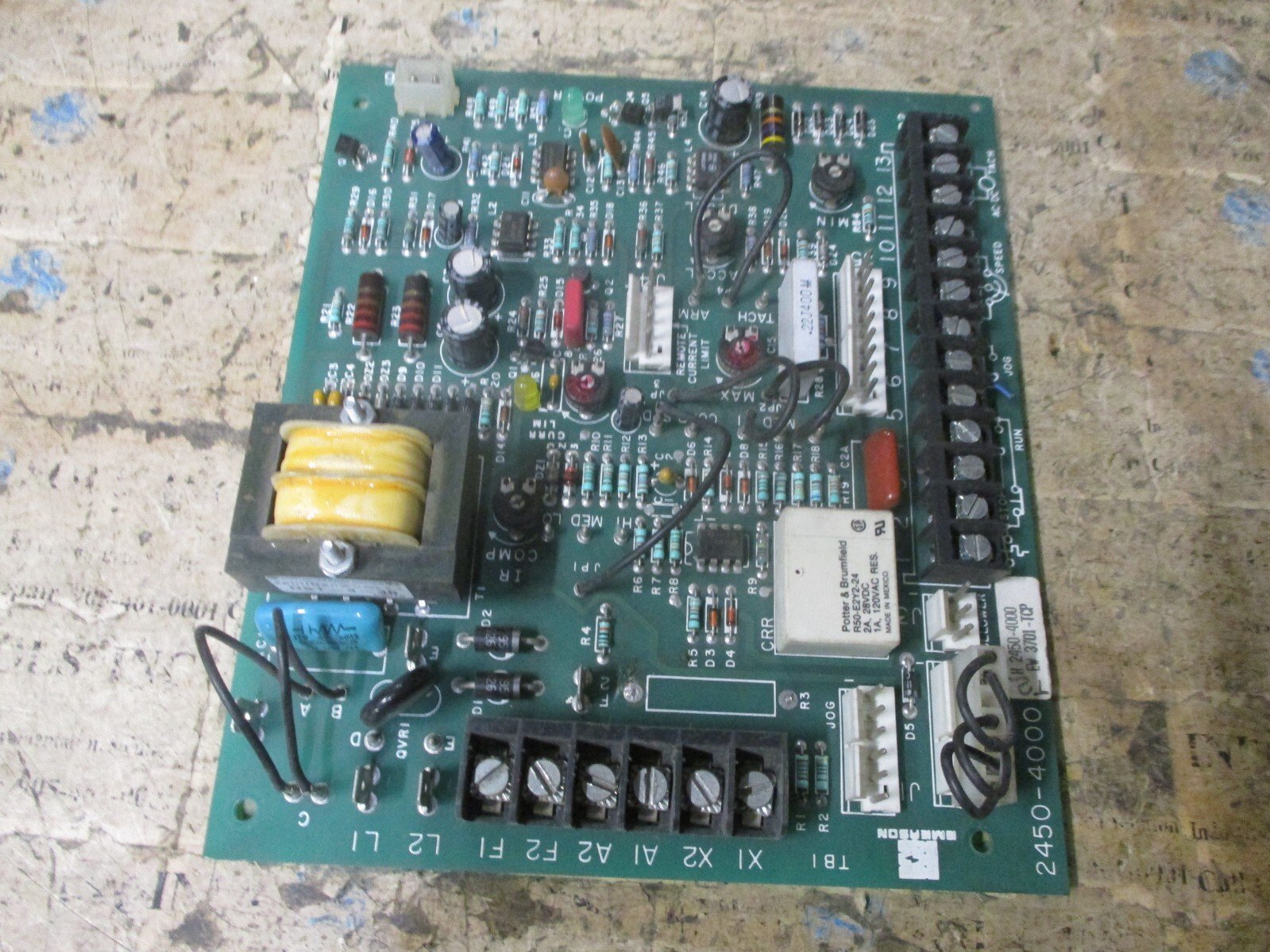 Emerson-2450-2000-Drive-Control-Circuit-Board-Board-Rev-G-3701-TCP-BoardTested-167518767411 Emerson 2450-2000 Drive Control Circuit Board Board Rev G 3701-TCP Board*Tested* - Image 1