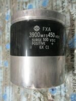 FXA 3900 MFD 450VDC Capacitor FXA 3900MFD Surge 500VDC 6XC1 FXA 3900MFD *Tested* - Image 4