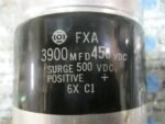 FXA 3900 MFD 450VDC Capacitor FXA 3900MFD Surge 500VDC 6XC1 FXA 3900MFD *Tested* - Image 7