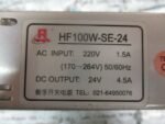 HengFu HF100W-SE-24 DC Power Supply Output: 24VDC 4.5A 170-264/220VAC *Tested* - Image 6