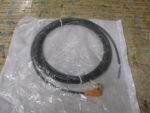 IFM EVC005 M12 Female Right Angle Sensor Cable 5m 4-Pin 22AWG Ecomat40d *NEW*