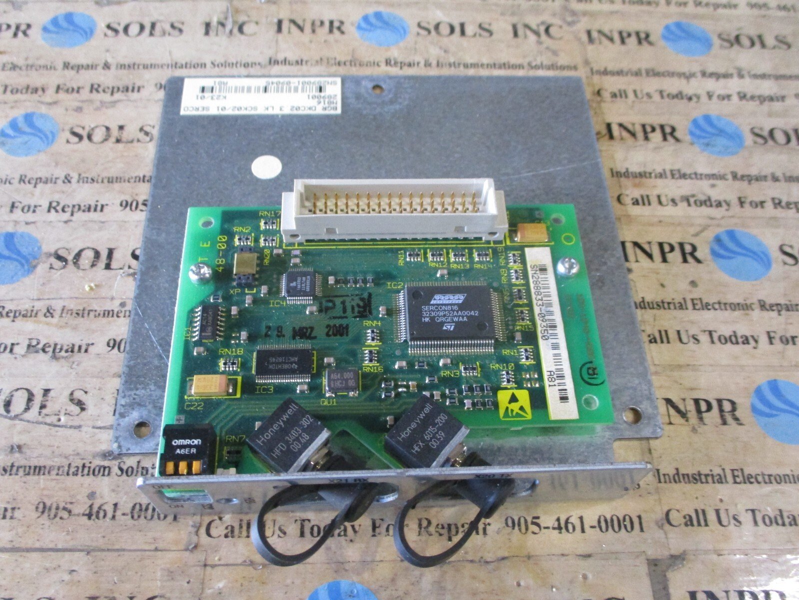 Indramat-DKC023-LK-SCK0201-Serco-Board-109-1040-4B06-07-Optical-Board-Tested-155163320571 Indramat DKC02.3 LK SCK02/01 Serco Board 109-1040-4B06-07 Optical Board *Tested* - Image 1