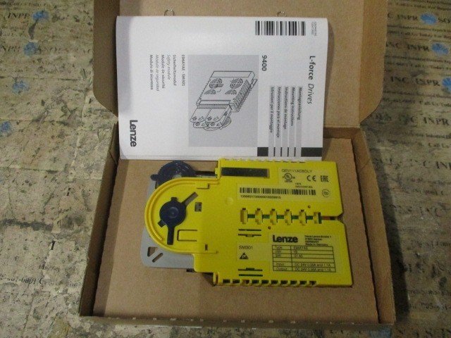 Lenze-E94AYAE-SM301-Safety-Module-Servo-Drives-9400-HW1B-SW0140-NEW-157853663801 Lenze E94AYAE SM301 Safety Module Servo Drives 9400 HW:1B SW:01.40 *NEW* - Image 1