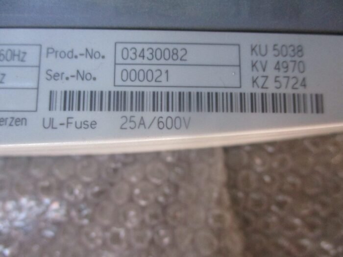 Lenze EVS9326-EP AC Controller 400/480VAC 22.3A 18.5kVA Prod # 03430082 ...